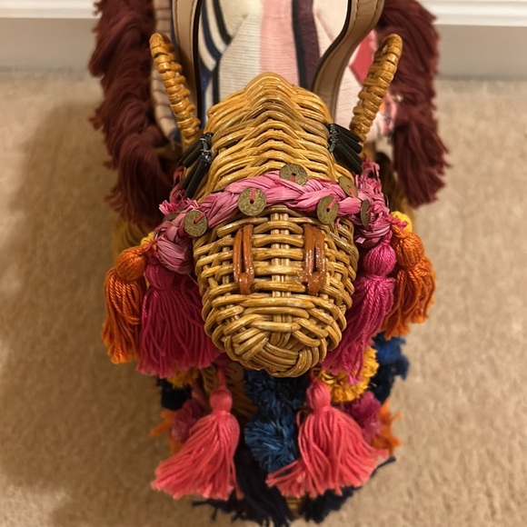 Kate Spade wicker camel bag - Picture 12 of 14